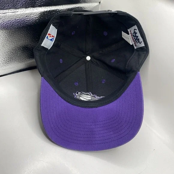 Phoenix Suns Hat Black Purple Strapback Adjustable Cleaned Dad Fan Favorite VGC - Picture 8 of 11